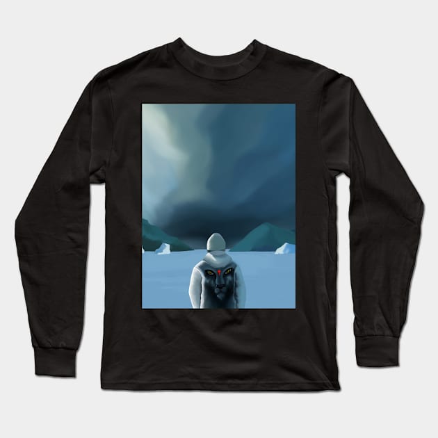 Storm Mountain Bike Design Long Sleeve T-Shirt by The Alien Boy Art